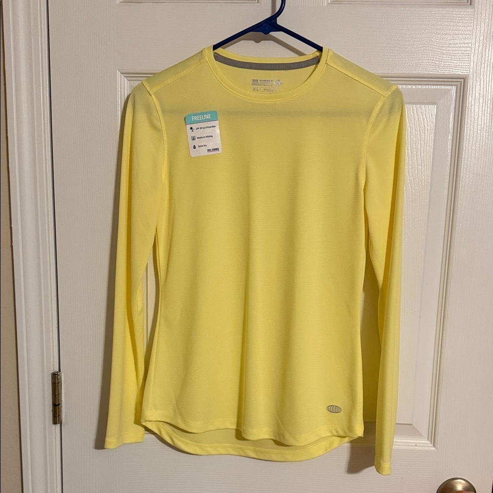 Reel Legends Sunburst Yellow Long Sleeve Top UPF 30